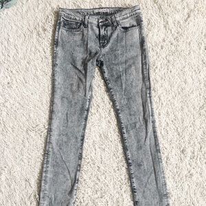 J brand acid wash skinny jeans
